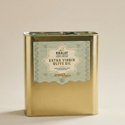 Khalaf Souri Extra Virgin Olive Oil — November 2026 Harvest, 2 L Tin (Pre-order)